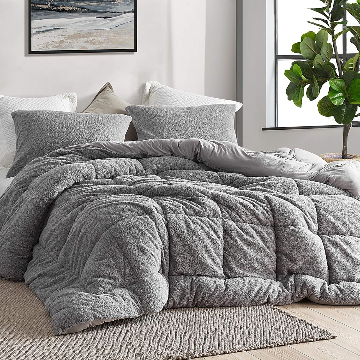 Oh Sweetie Bare - Coma Inducer Queen Comforter - Alloy