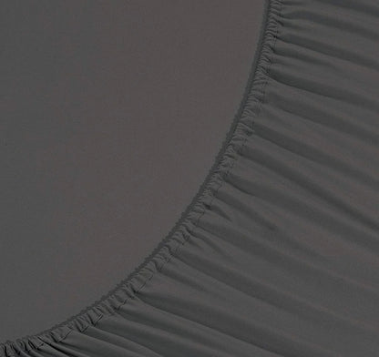 1500 Series Soft Bed Sheets, 4-Piece Set, King, Grey
