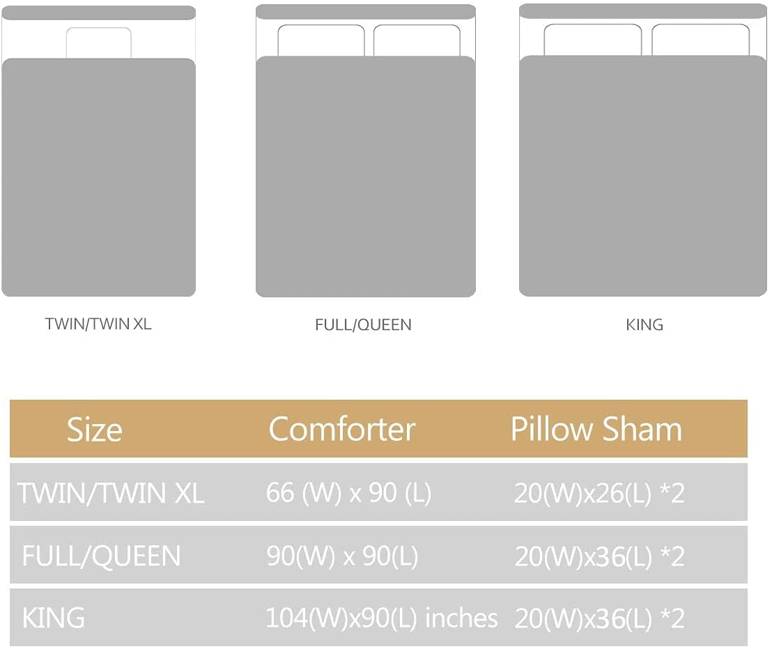 White Tiger Bedding Set King Size Comforter Set 3 Piece Forest Animal Bed Set Wild Cat Comforter for Adults Teens Purple