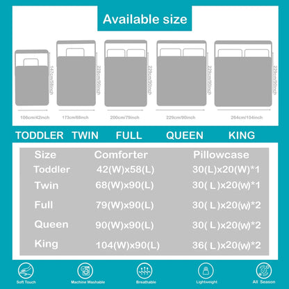 Sea Turtle Comforter Set Kawaii Room Decor, Coastal Beach Themed Bedding Set Twin Size Teen Adult Bedroom, Blue White Stripes Quilt Sea Animal Underwater World down Comforter