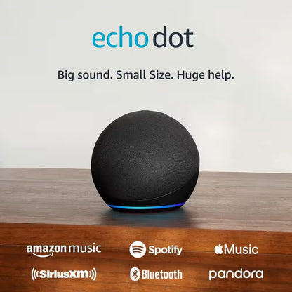 Echo Dot (5Th Gen, 2022 Release) Smart Speaker with Alexa Charcoal