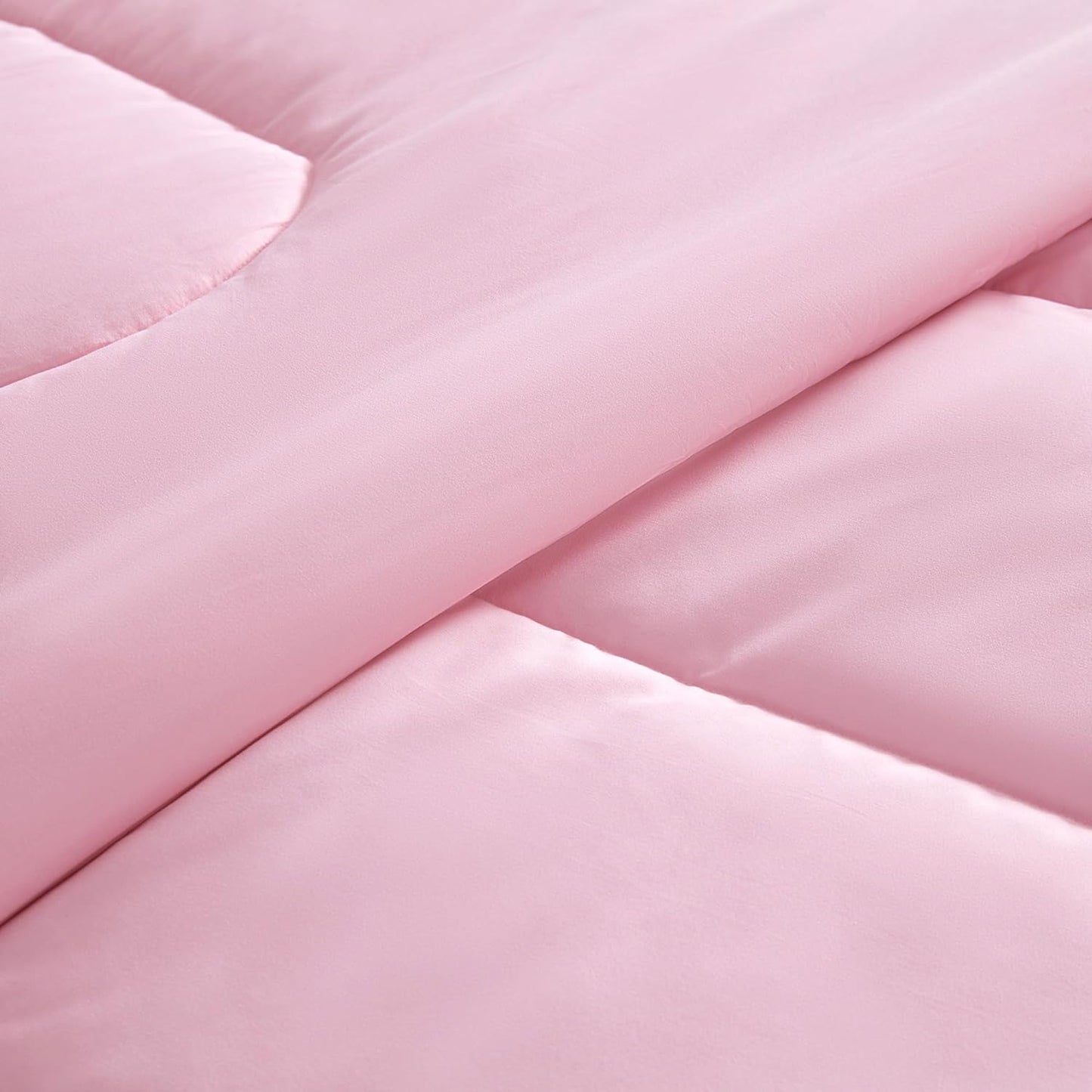 Kids Pink Bedding Twin Comforter Set - Super Soft & Cute Printed 2-Piece Comforter Set All Seasons for Girls, Fade Resistant, Machine Washable, Ballet Pink